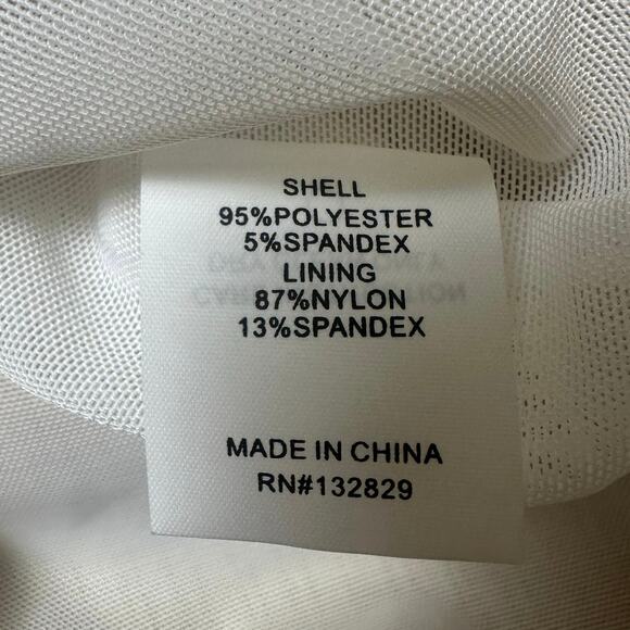 Revolve Not Yours To Keep Cream Ribbed Mini Dress NEW - Picture 5 of 5